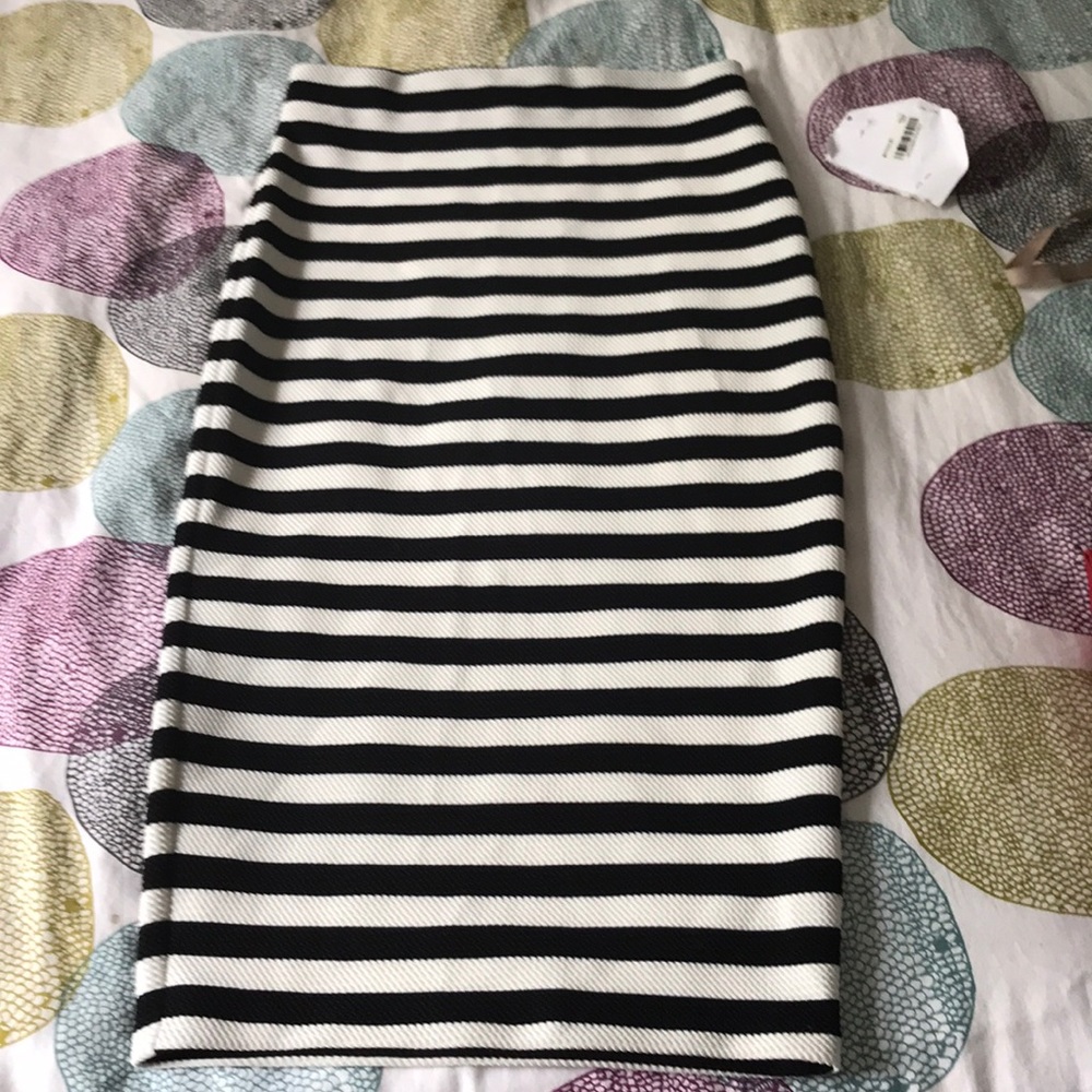 Bar lll striped skirt
